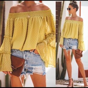 Vici off the shoulder bohemian top